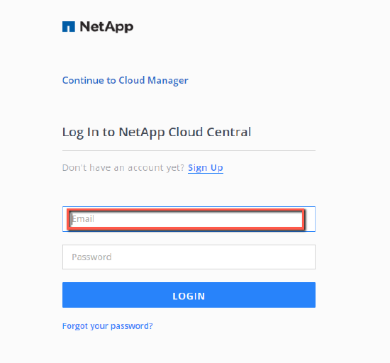 SSOはCloud Centralのログインでは機能するが、Cloud ManagerとCloud Insightsでは機能しない SSOはCloud Centralのログインでは機能するが、Cloud ManagerとCloud Insightsでは機能しない