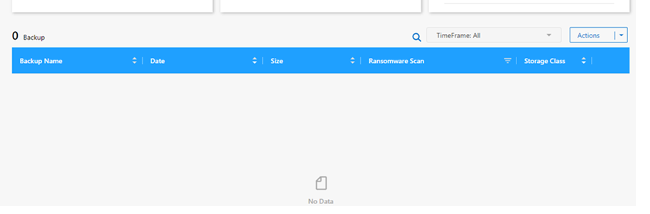BlueXPにバックアップが表示されない