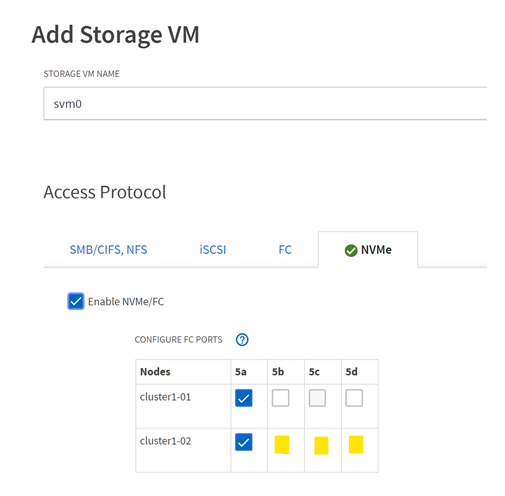 ONTAP 9.11.1P1へのアップグレード