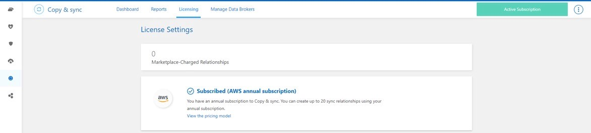 BXPにはCloud Syncの年間契約が表示されるが、AWS Marketplaceではキャンセルされる BXPにはCloud Syncの年間契約が表示されるが、AWS Marketplaceではキャンセルされる